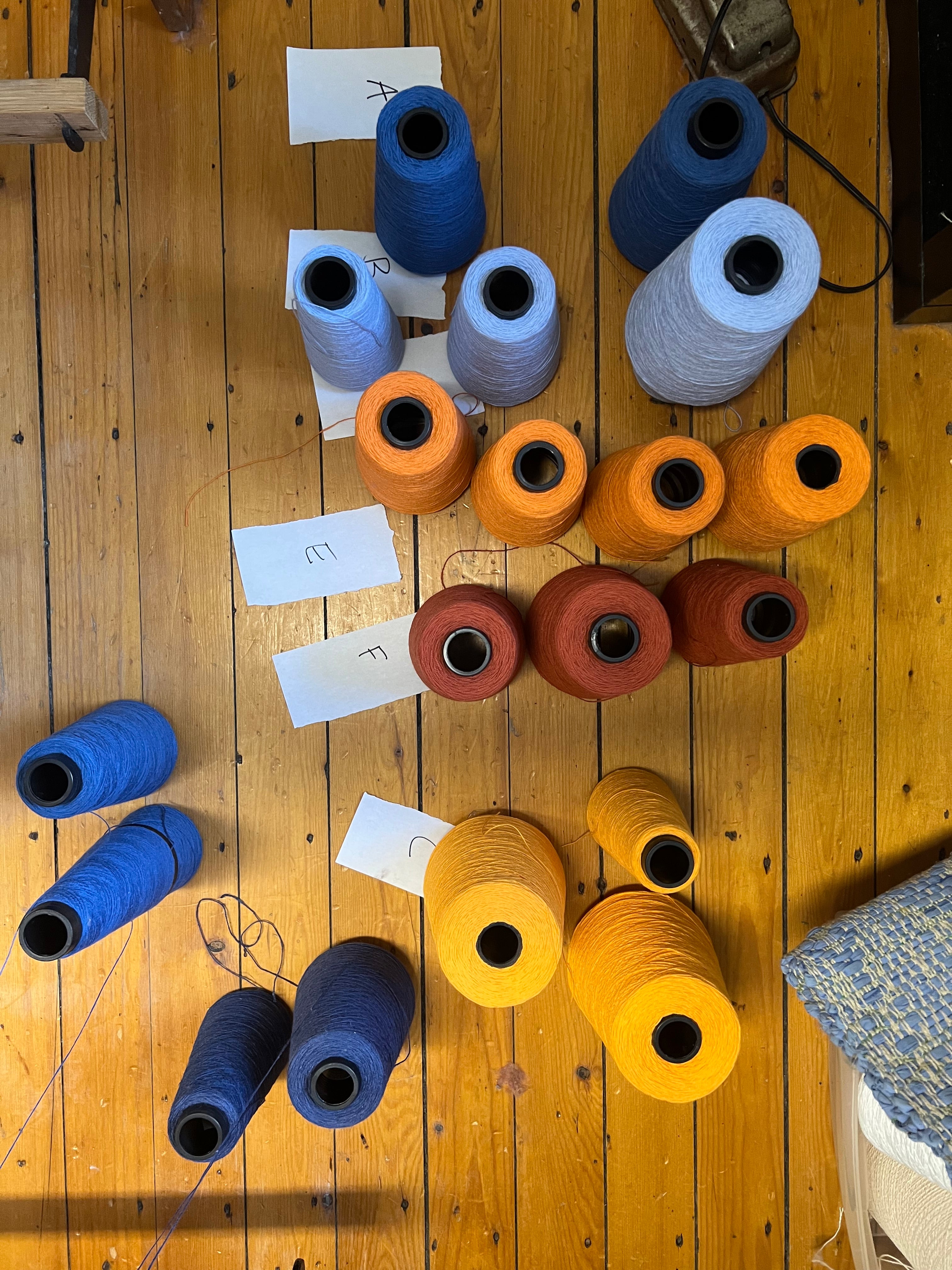 Rep Weave Fire & Ice Table Runner