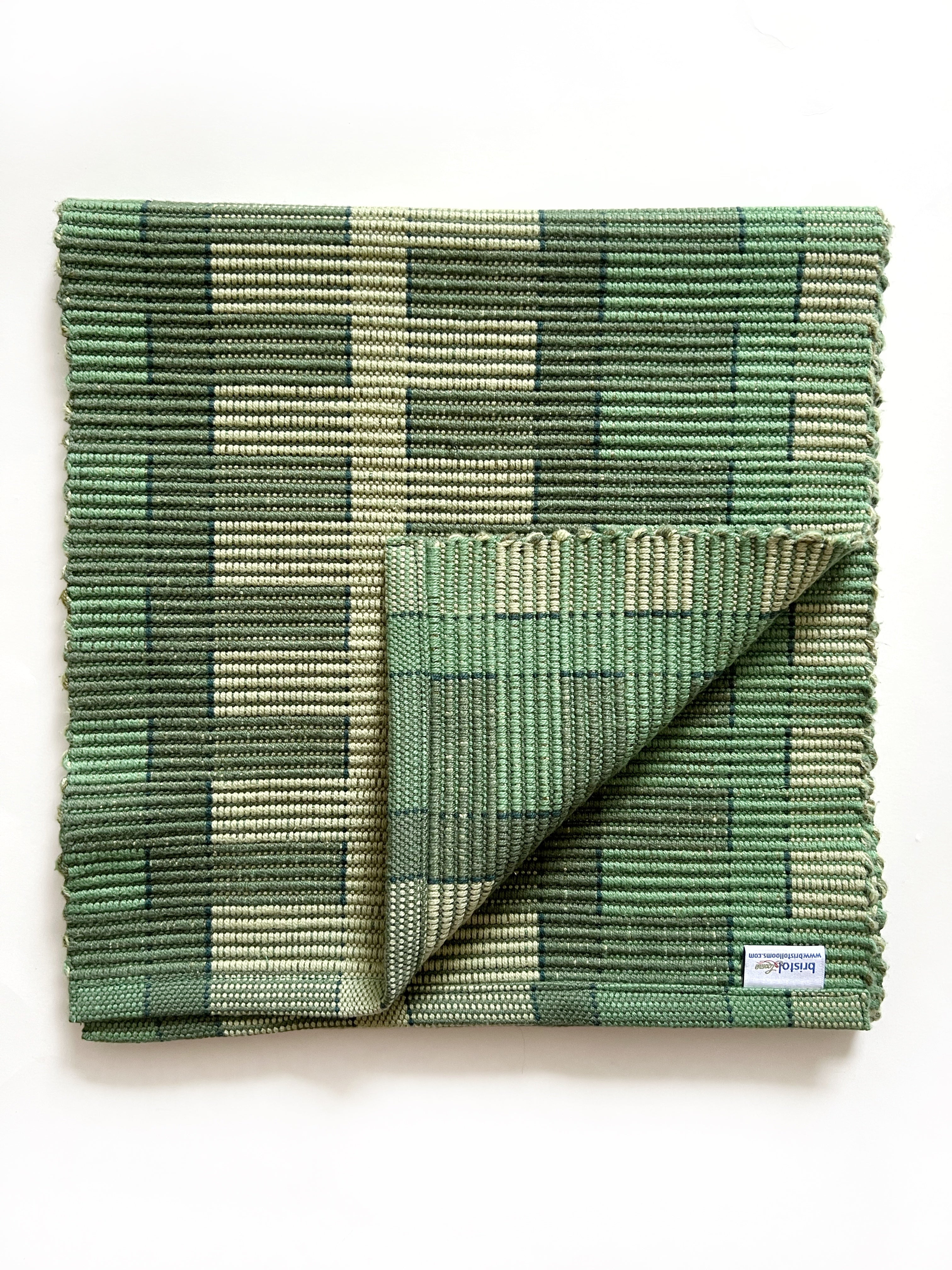 Cotton Table Runner • Green Grass
