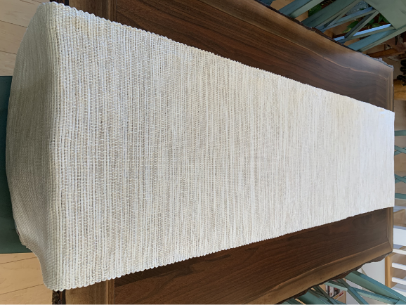 White Sand Table Runner