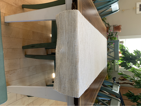 White Sand Table Runner