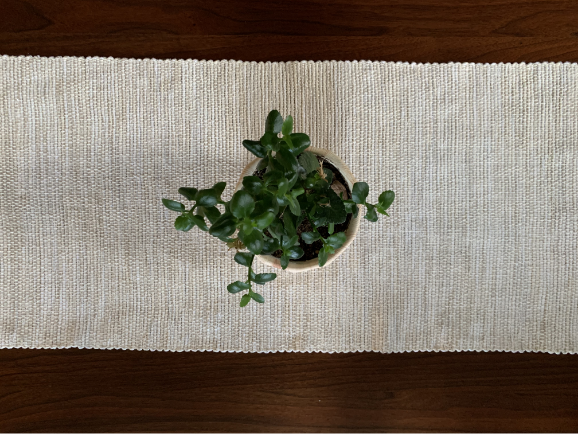 White Sand Table Runner