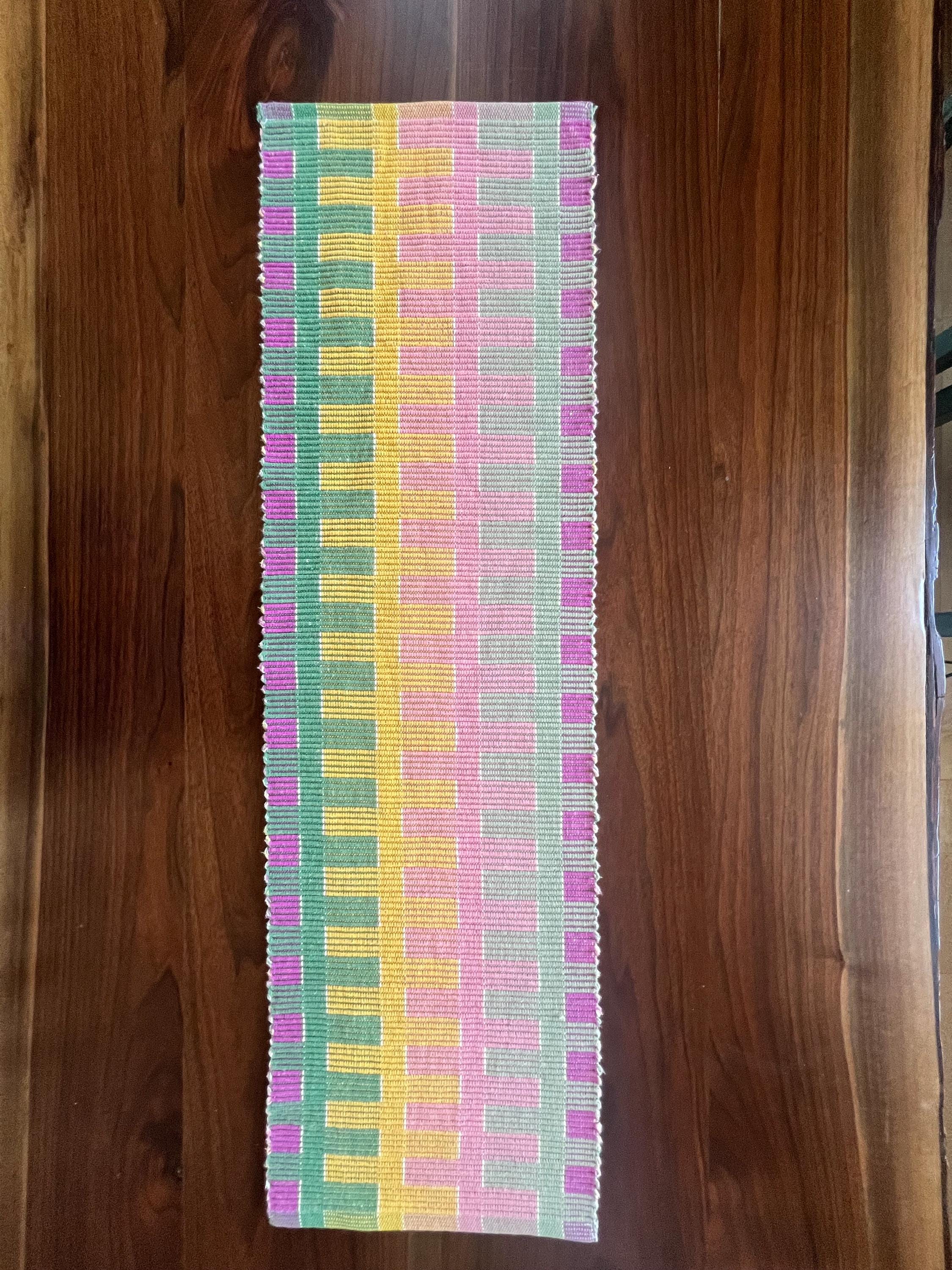 Cotton Table Runner • Tulip Fields