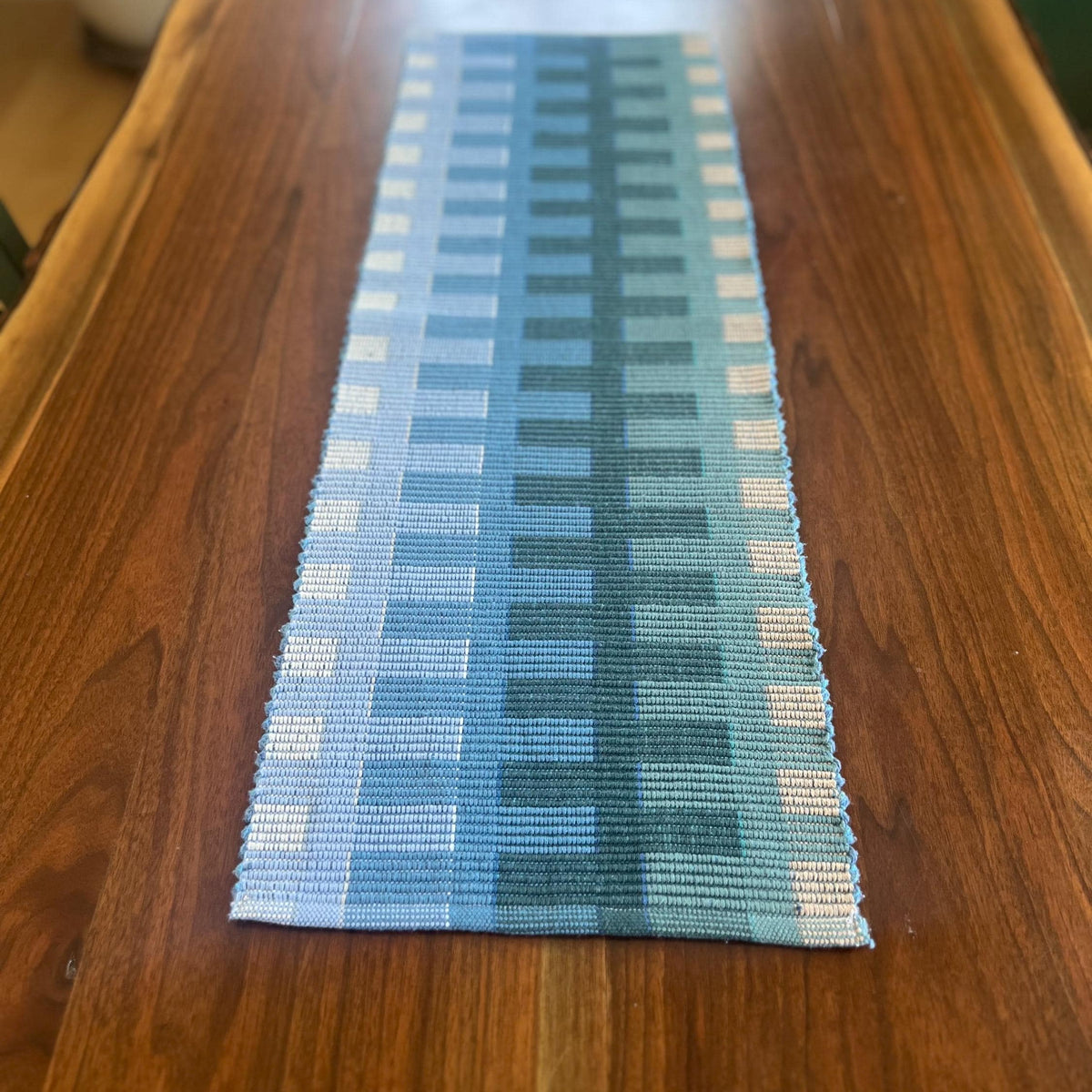 Woven Table Runner • Stormy Seas – Bristol Looms