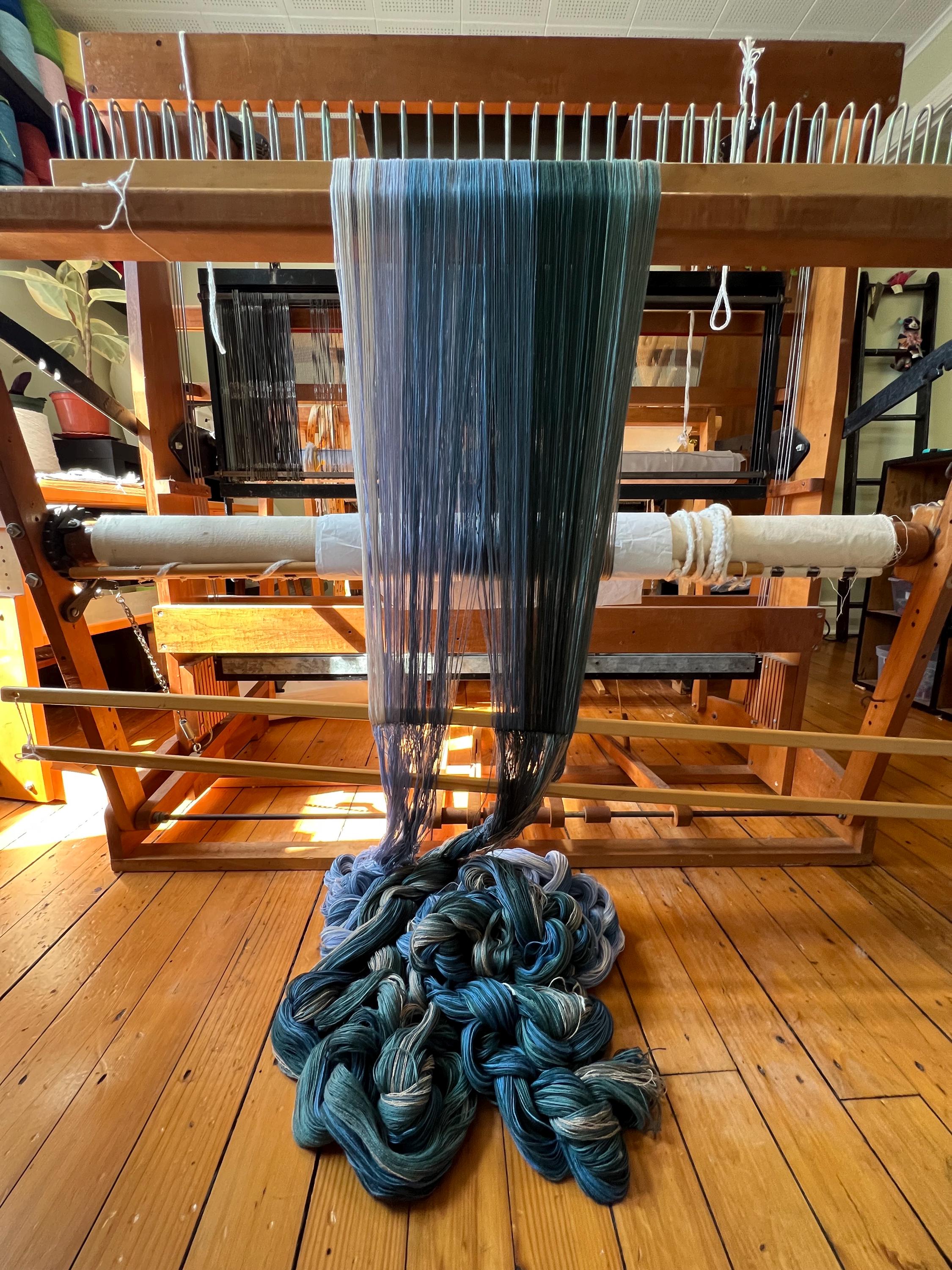 Woven Table Runner • Stormy Seas