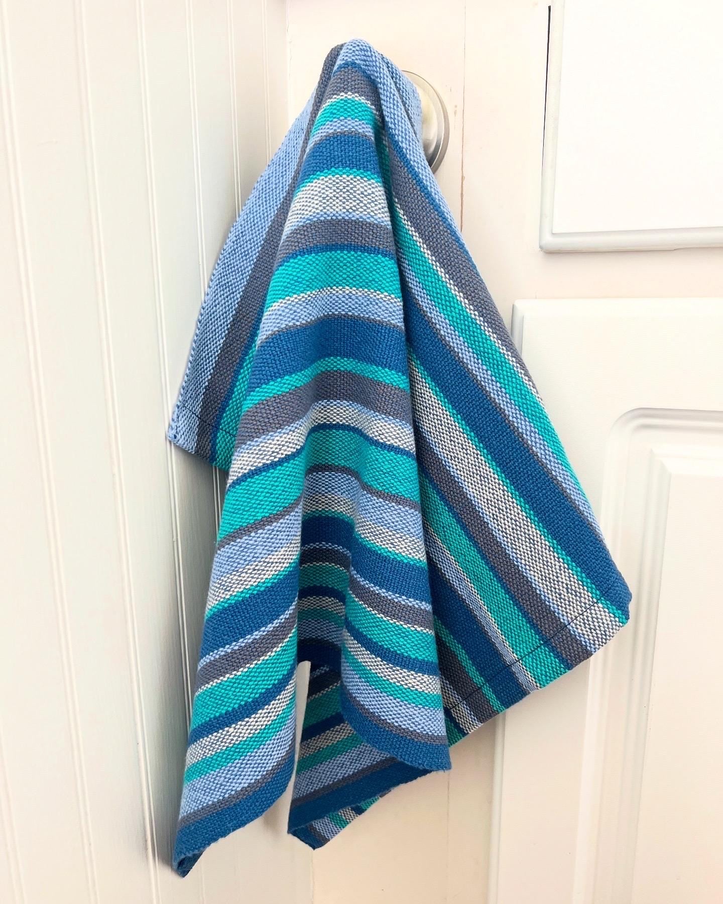 Coastal Waters • Woven Dish Towel • Cotton
