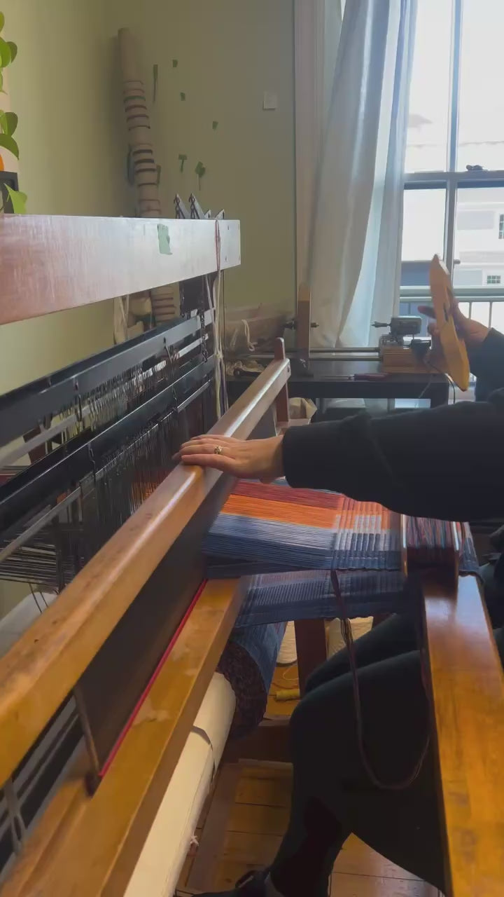 Rep Weave Fire & Ice Table Runner