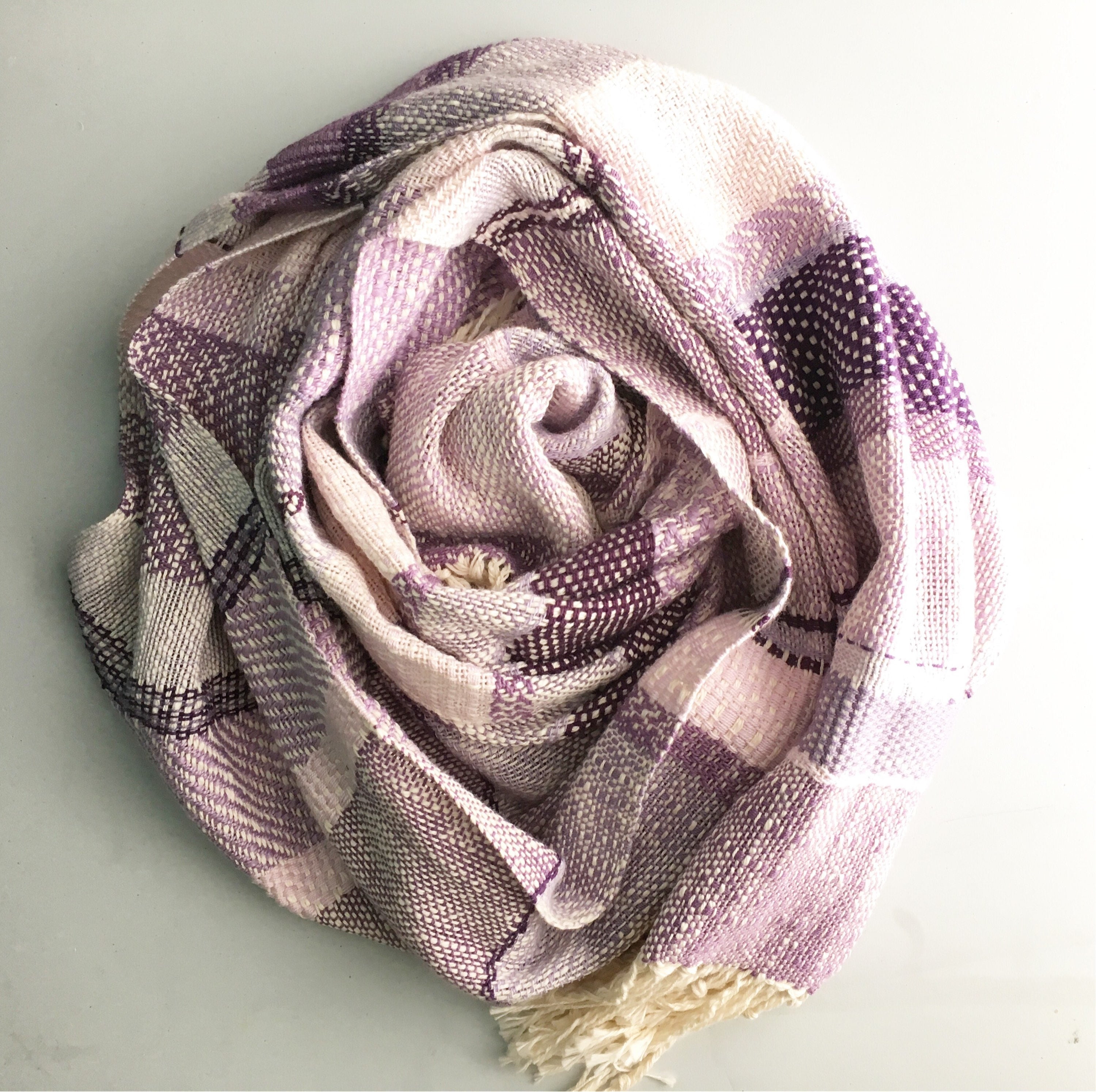 Woven Blanket Scarf Boho Scarf