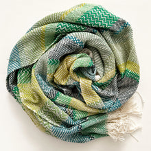 Wide Green Scarf